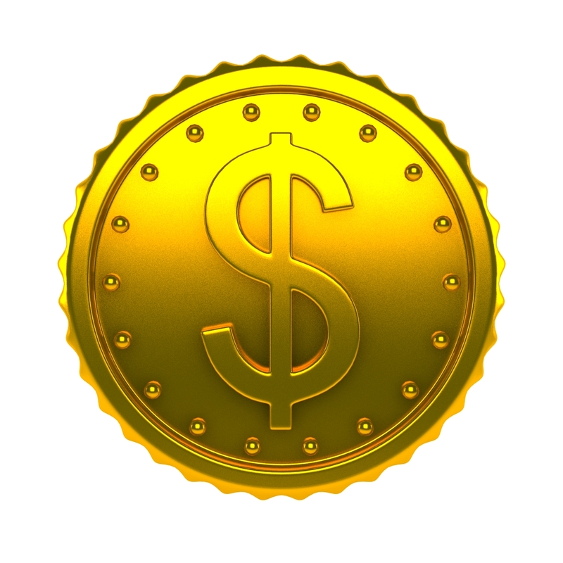 3d model coin gold golden