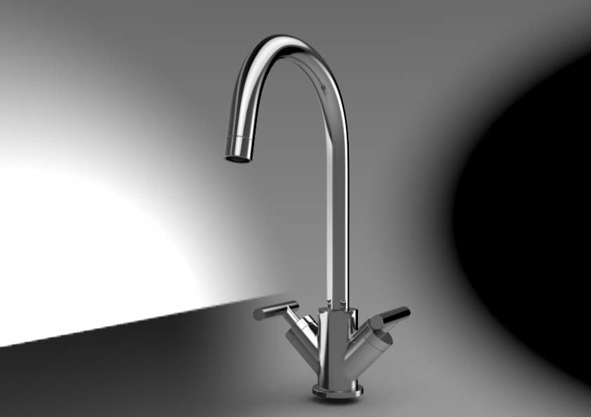 3d model kitchen faucet