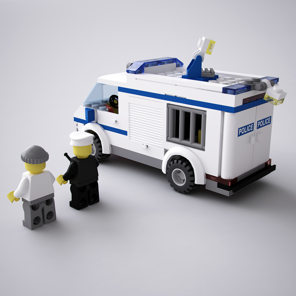 lego police van set
