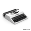 3d silver reed typewriter model