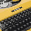 3d silver reed typewriter model