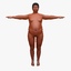 3ds realistically nude fat african male 