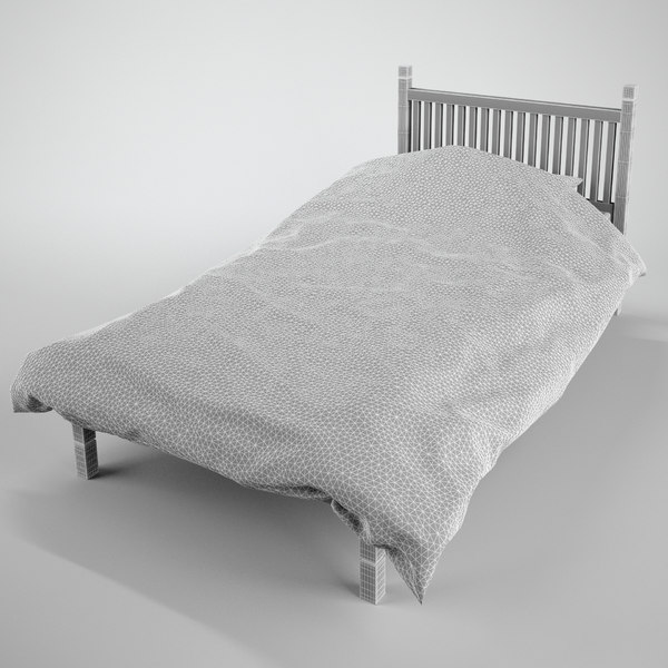 duvet standard single 3d model