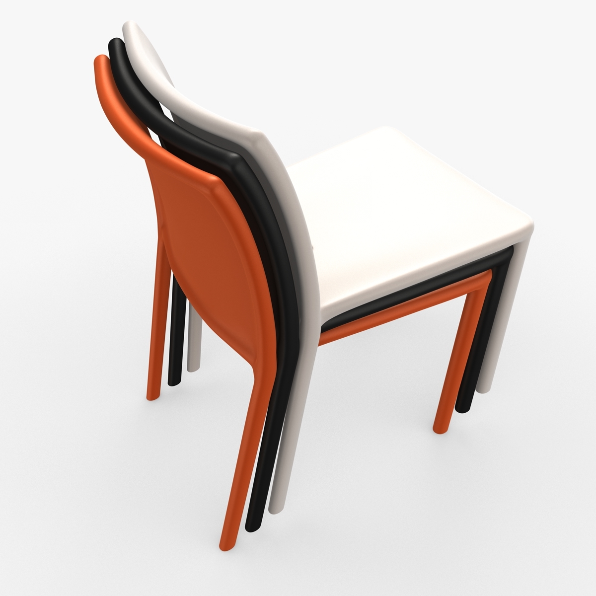 3d model airchair jasper morrison chair