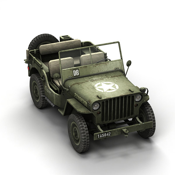 3d model willys jeep