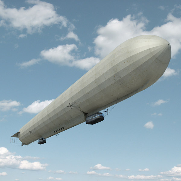 zeppelin lz 21 3d model