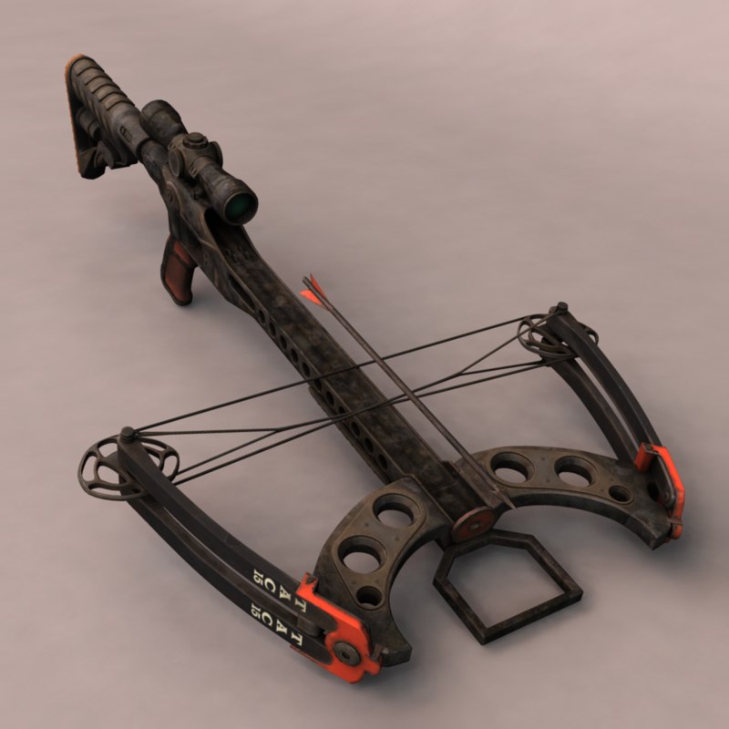 3d-model-crossbow-bow