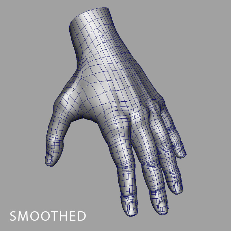 3d human hand