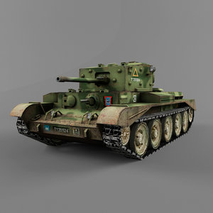 3d model of cromwell medium tank