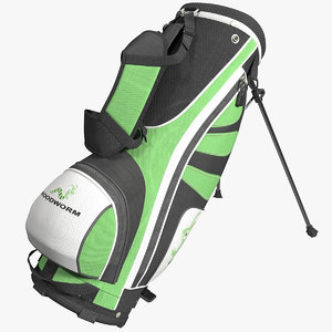 golf bag woodworm 3d max