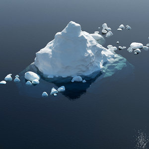 3d model iceberg ice