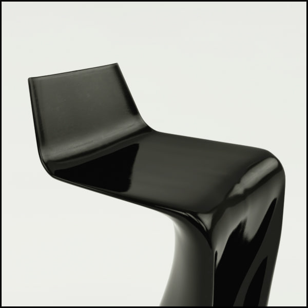 3d vondom wing furniture bar stool model