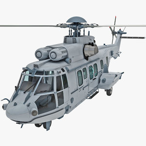 eurocopter ec725 caracal tactical 3d model
