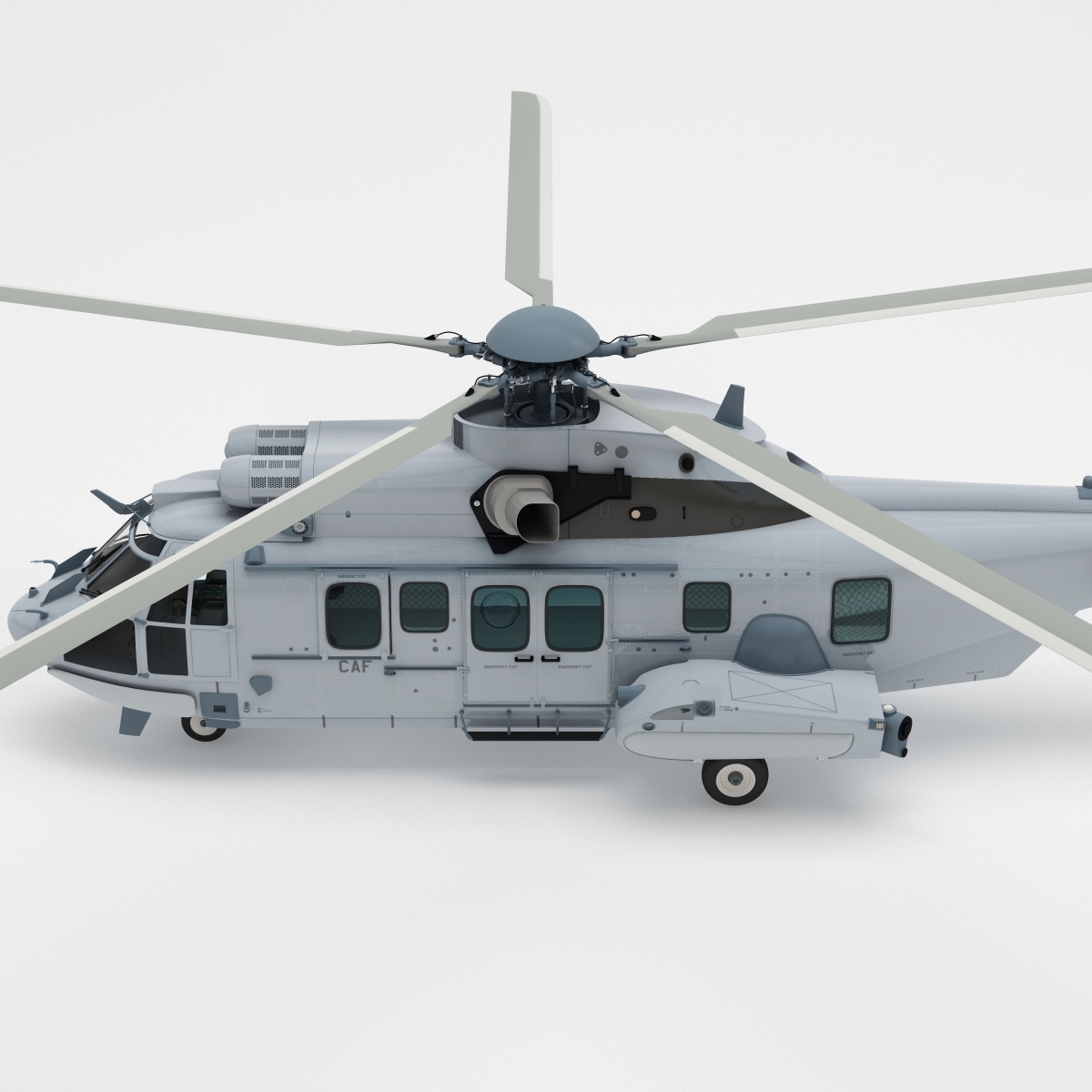 Eurocopter Ec725 Caracal Tactical 3d Model