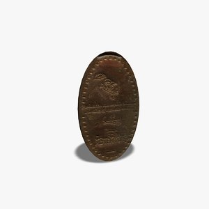 3d pressed penny