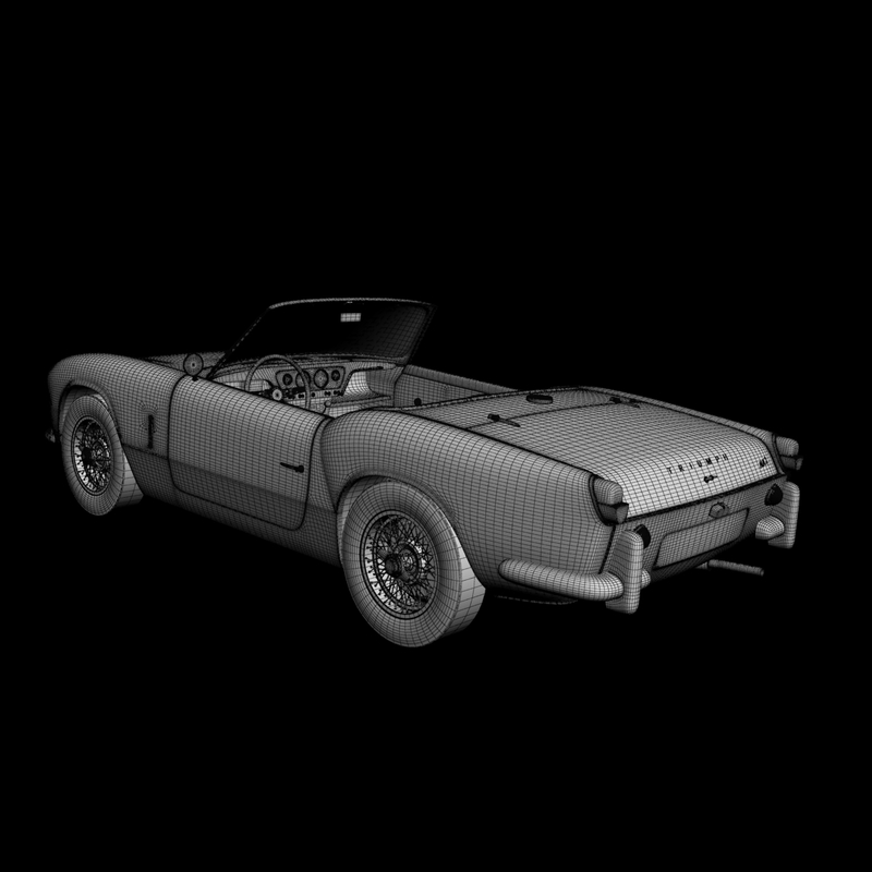 3d model triumph spitfire