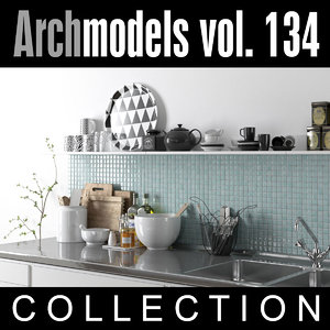 3d model archmodels vol 134