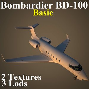 bombardier basic 3d model