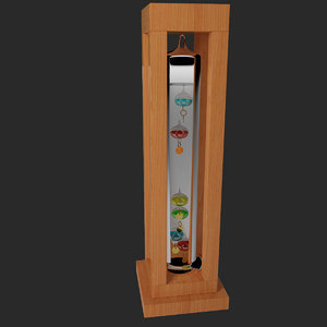 3ds max galileo thermometer