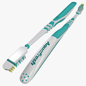 toothbrush aquafresh 3d model