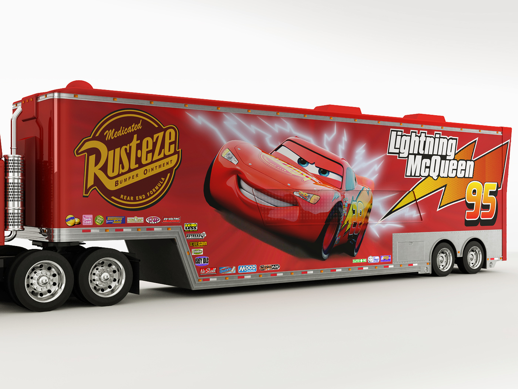 3d model of mack truck