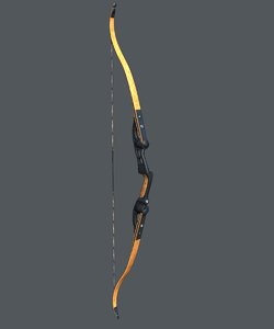 3d model bow arrow