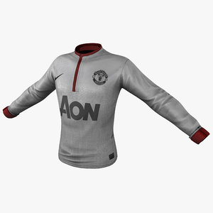 3d model soccer shirt 2