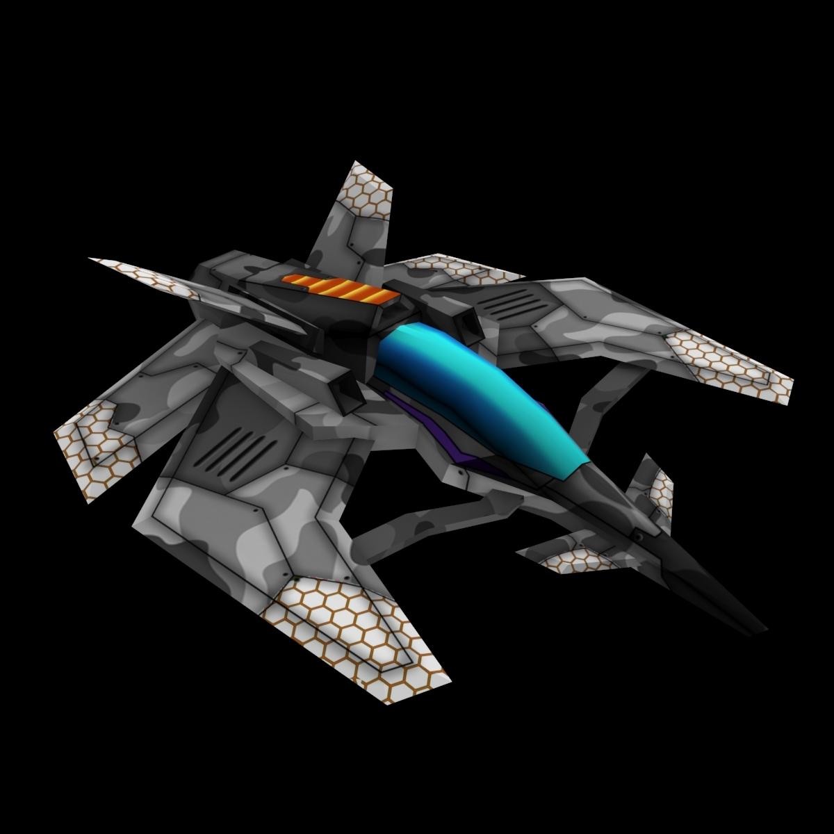 3d fi space fighter