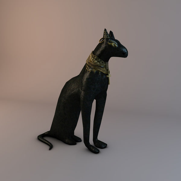 bastet garden statue