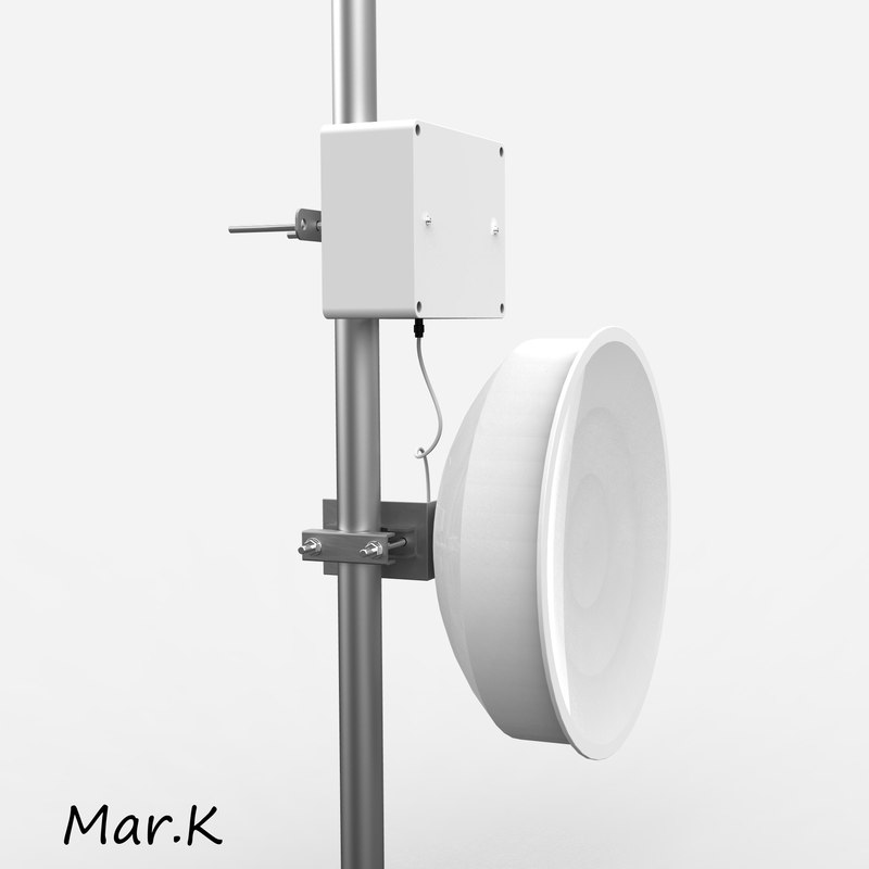 wireless antenna 3d model