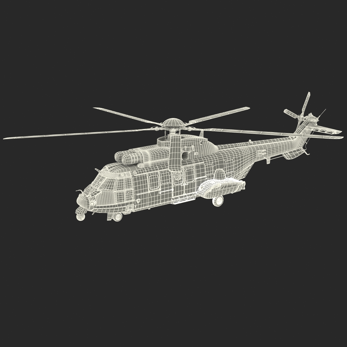 3d Model Euro Ec725 Caracal Tactical