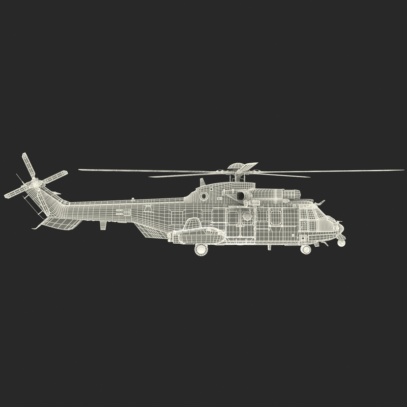 3d Model Euro Ec725 Caracal Tactical
