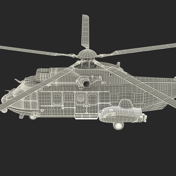 3d Model Euro Ec725 Caracal Tactical