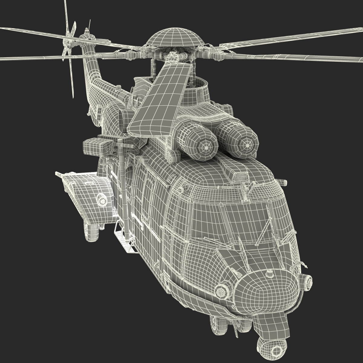 3d Model Euro Ec725 Caracal Tactical