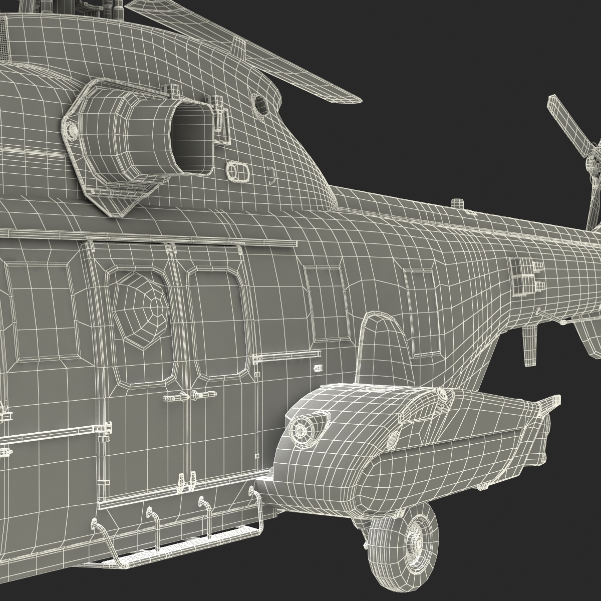 3d Model Euro Ec725 Caracal Tactical
