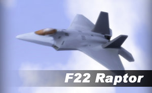 low-poly f22 raptor jet-fighter x