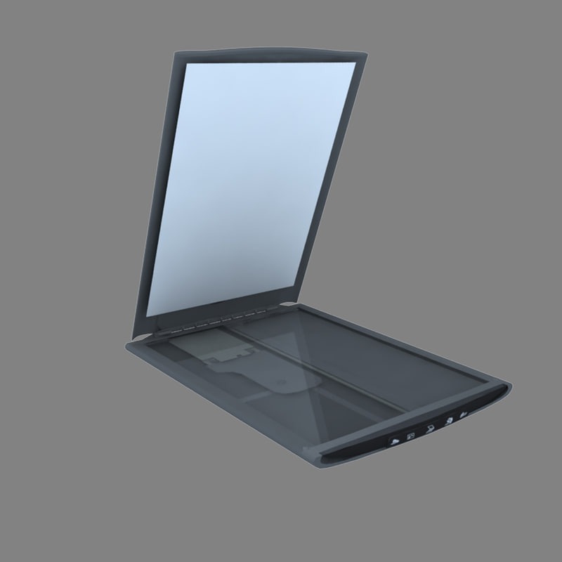 3d flatbed scanner model
