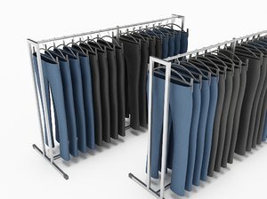 dress pants rack 3ds