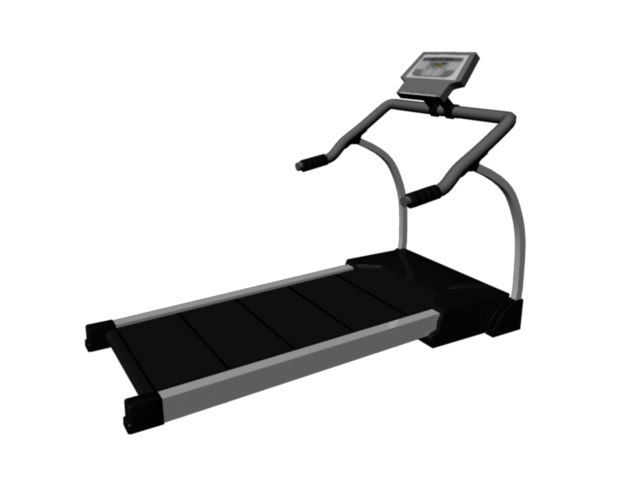 free treadmill 3d model