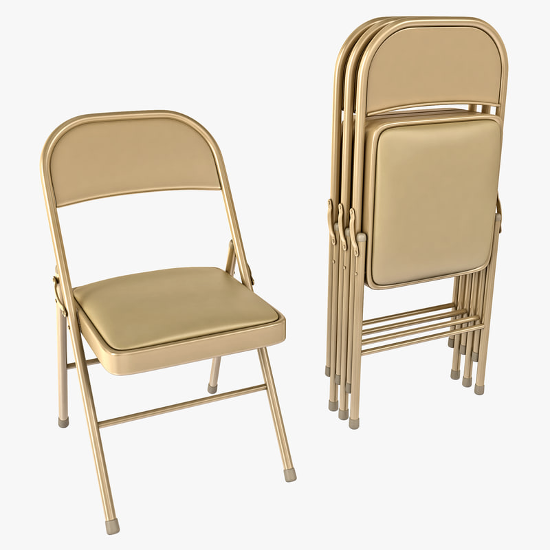 3d steel fold chair hon