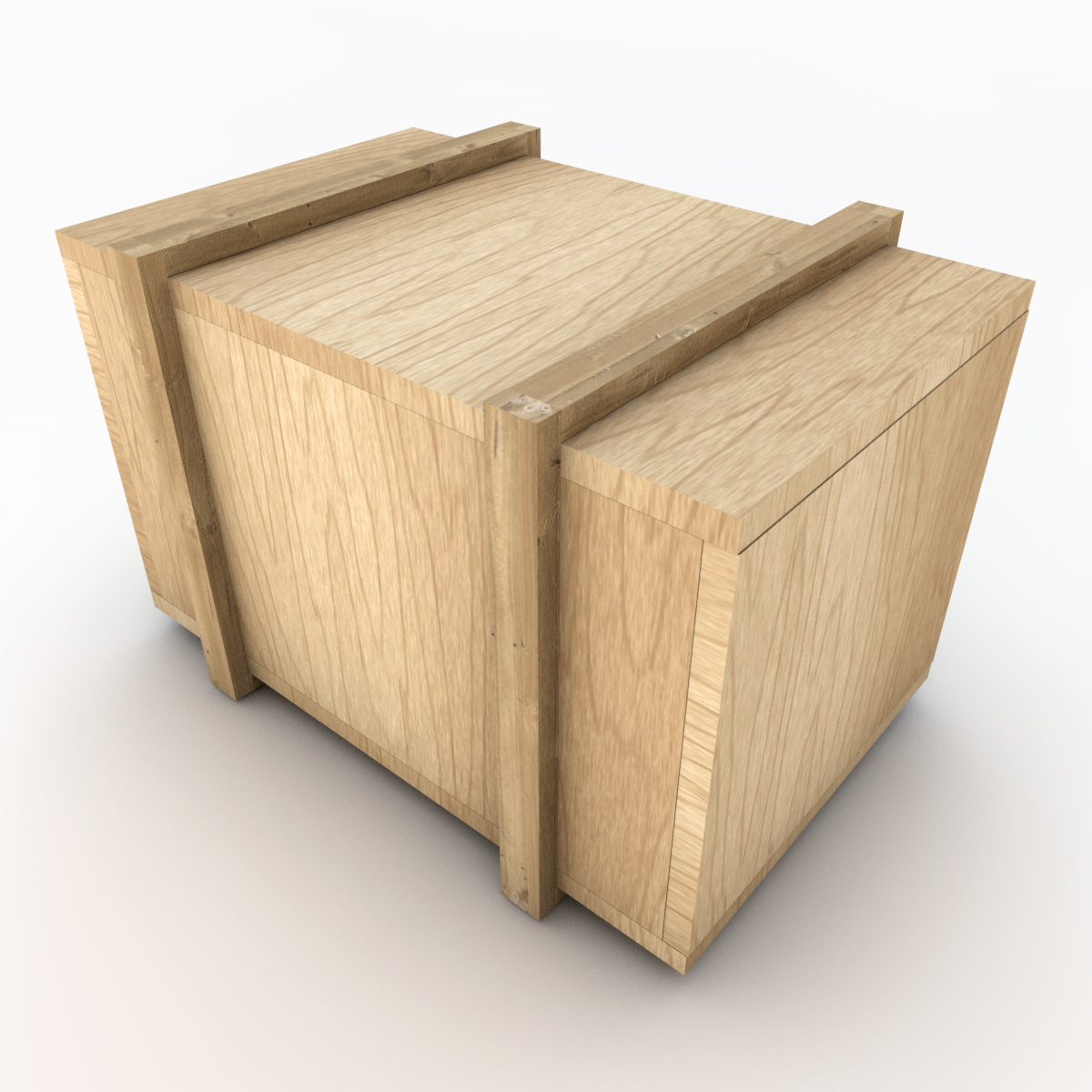 Wooden Crates Wood C4d