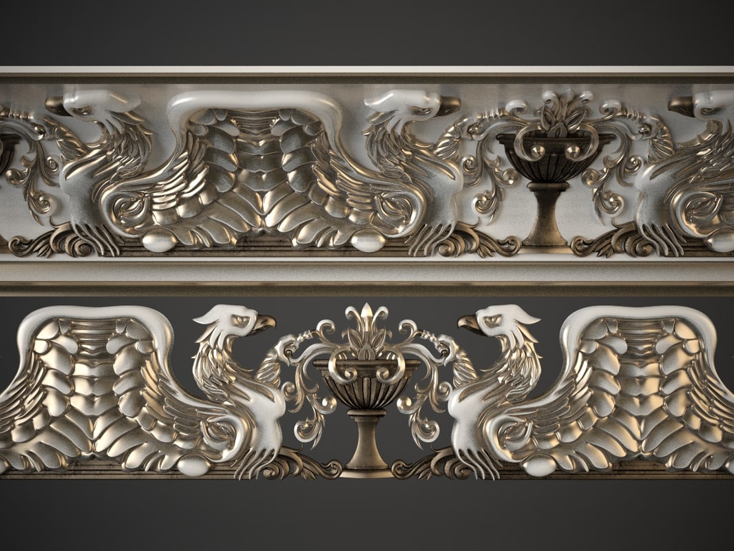 3d cornice model