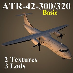 3d atr-42-300 basic model