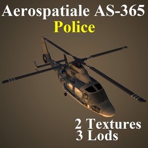 3d model aerospatiale kpl helicopter