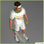 racket tennis player cg 3d model