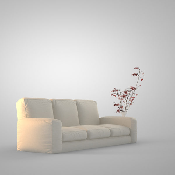 3d model sofa modeled