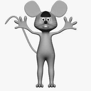 3d max animals mouse cartoons