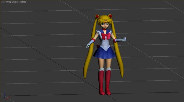 3d model sailor moon