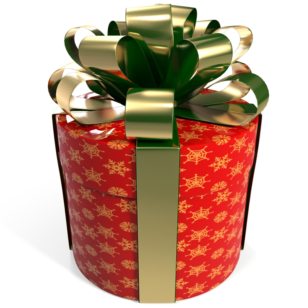 3D Cylinder Gift Box