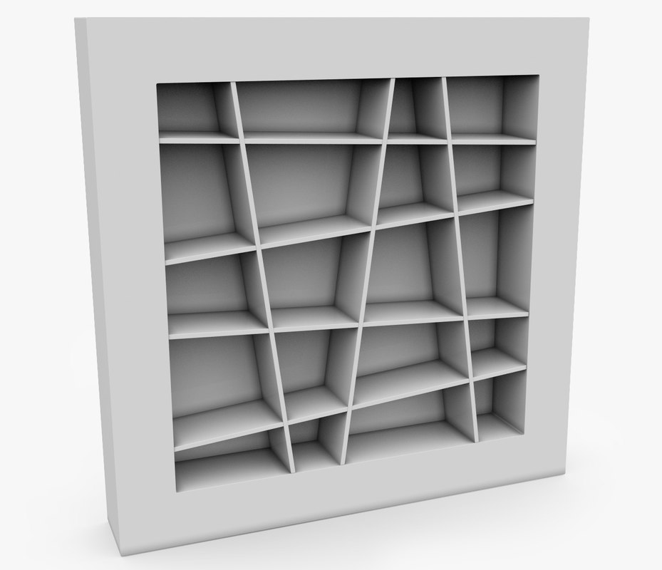 free ligne roset lines shelf 3d model